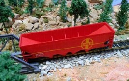 HO Scale: Tyco Santa Fe Open Hopper Car, Rare Model Railroad Train - 2 Available - £9.33 GBP