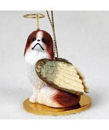 Small Angel JAPANESE CHIN RED Dog Breed Angel Christmas Holiday Ornament - £11.74 GBP