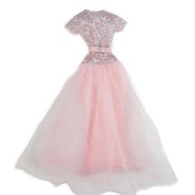 1999 Barbie Fashion Avenue Pink Holographic Belted Tulle Gown 25755 Ball... - $7.99