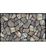 Apache Mills Masterpiece Flagstone Grey Stone Door Mat, 18-Inch by 30-Inch - $55.68 CAD
