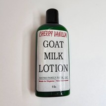 Bates Family Farm Cherry Vanilla Goat Milk Lotion Natural Hand &amp; Body Lotion 4oz - £6.36 GBP