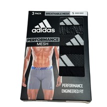 Adidas Performance Mesh Boxer Briefs 3 Pack Size S - $24.70