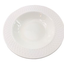 4 Pfaltzgraff Traditions White Weave Design Soup Cereal Bowls 9.25 inches - £19.90 GBP
