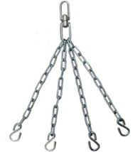 RDX Heavy Duty Boxing Punching Bag Iron 4 Panel Chains Wall Mount Hanger - £17.54 GBP