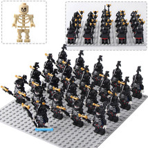 Castle Knight Kingdom Skeletons Evil Skeleton Warriors Lego DYI Minifigure 20Pcs - £26.28 GBP