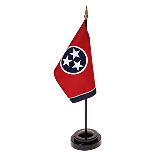 Tennessee Flag 4X6 Inch Mounted E Gloss - $8.40