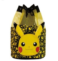 Pikachu Backpack Kids Boys School Swimming Bag Rucksack Drawstring Pokemon - £23.79 GBP