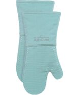 All-Clad Silicone Oven Mitts Set Of 2 Rainfall New - $32.95