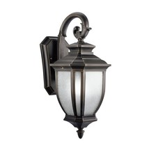 Kichler Salisbury 19&quot; 1-Light Rubbed Bronze Outdoor Wall Lantern Sconce - $181.30