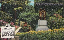 Hannibal Missouri MO Statue of Tom Sawyer &amp; Huckleberry Finn Postcard D09 - £2.38 GBP