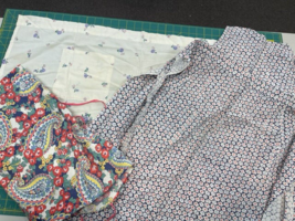 Vintage Material Women&#39;s Apron&#39;s 3pc Lot - $15.00