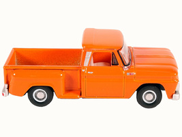 1965 Chevrolet C10 Stepside Pickup Truck Orange 1/87 (HO) Scale Diecast Model Ca - $27.89