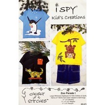 Zoo Animals Applique PATTERN Zoo Parade by I Spy Kids for Caught Up in Stitches - £3.59 GBP