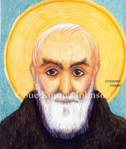 Padre Pio Art Print - £13.96 GBP+