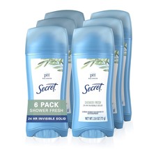 Secret Antiperspirant Deodorant Women, Shower Fresh Scent, Invisible Sol... - £39.06 GBP
