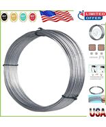 Polished 100 Feet Steel Picture Hanging Wire – Flexible &amp; Corrosion Resi... - $15.93 CAD