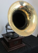 Victor IV Phonograph with Brass Bell Horn circa 1905 Fully Restored - £2,015.57 GBP