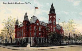 State Capitol Charleston Virginia 1910c postcard - £5.08 GBP