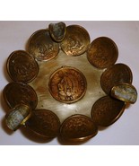 UNIQUE HANDCRAFTED GENUINE MEXICAN COIN ASHTRAY - $12.00