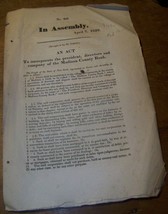 1829 APPOINTMENT PRESIDENT DIRECTORS MADISON COUNTY NY BANK - $9.89