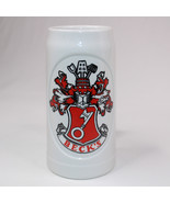 Beck&#39;s Beer Ceramic Stoneware Stein Ceramarte Brazil Mug Brewery Heavy S... - $180.99 MXN