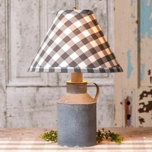 Farmhouse Jug Lamp in weathered zinc with Shade - £87.92 GBP