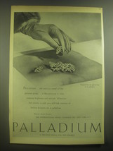 1945 International Nickel Company Palladium Metal Advertisement - Diamon... - $18.49
