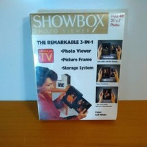 Photo Frame Viewer Holson Showbox, Hold 40, 3.5inX5in, NIP, - $15.38