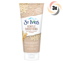 3x Bottles St. Ives Gentle Smoothing Oatmeal Facial Scrub &amp; Mask | 6oz | - £21.08 GBP
