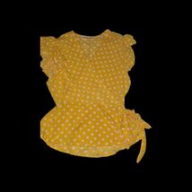 New! Yellow Polka-dot Blouse - $8.99