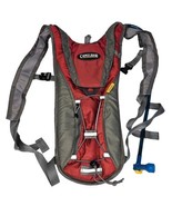 CamelBak Classic Hydration Backpack Red Gray Hiking Water 70oz 2.0 Liter... - £19.45 GBP