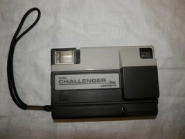 Vintage Tele Challenger Disc camera Kodak built in flash retro 1980s cool - $19.99