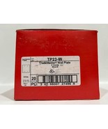 New 30 PC Legrand TP23-W 2-Gang Nylon Wall Plate, Blank, Box Mounted - $1,212.50 MXN