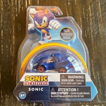 Sonic The Hedgehog Sonic Miniature Collectible Diecast Race Car NKOK New 2023 - £11.71 GBP