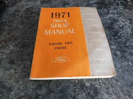 1971 Ford Truck Shop Manual Volume 2 Two Engine - $15.99