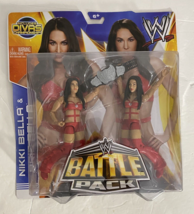 2013 Mattel WWE WWF Divas Battle Pack Nikki &amp; Brie Bella Action Figures ... - $55.18