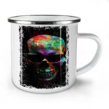Paint Skull Mask Art NEW Enamel Tea Mug 10 oz | Wellcoda - £18.17 GBP
