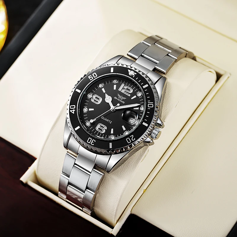 High Quality Top Brand Relogio Masculino Men Quartz Watches Fashion Calendar Sta - £14.44 GBP