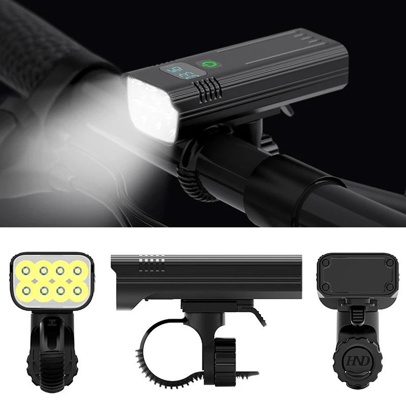 Sporting A0 Lumens Bike Light 10000mAh USB Rechargeable Battery LED Bicycle Ligh - £23.62 GBP
