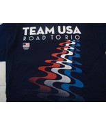 US Olympics Rio de Janeiro Blue T Shirt Size XL - $18.56