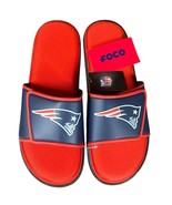 FOCO New England Patriots NFL Mens Memory Foam Sport Slide Sandals XL  1... - $39.81 CAD