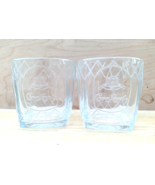 VINTAGE &amp; HTF CROWN ROYAL ROCKS WHISKEY BAR GLASSES EMBOSSED DIAMOND - $16.45 CAD