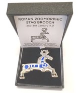 Westair - Roman Historical Jewellery - Roman Stag Enamel Brooch - £13.75 GBP