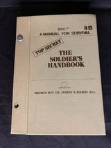 $100 Manual For Survival A Soldier's Handbook TH-123 Signed Rare Army - $251.61