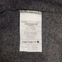 Carhartt K231 CRH Loose Fit Men's Gray Long Sleeve Graphic Logo T-Shirt 3XL Tall image 5