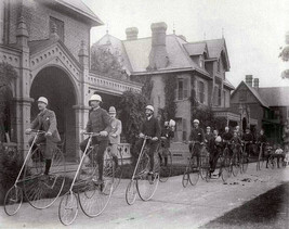 Photo Old Vintage Kendall Green Bike Club 1885 Reproduction 8x11.5 - £9.78 GBP