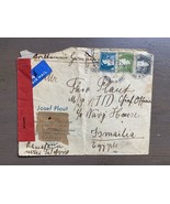 Palestine Old Collectible Cover To Egypt 1943 - $15.34 CAD