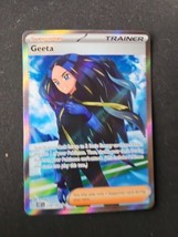 Pokemon Geeta 218/197 Full Art  Trainer Obsidian Flames Double Rare Card  - $6.85