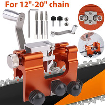 Portable Chainsaw Sharpening Jig Sharpener Kit For 12-20&quot; Chainsaw &amp;Elec... - $30.99