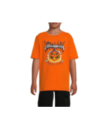 Wonder Nation Boys Short Sleeve Halloween Graphic T-Shirt, Orange Size M... - £10.92 GBP